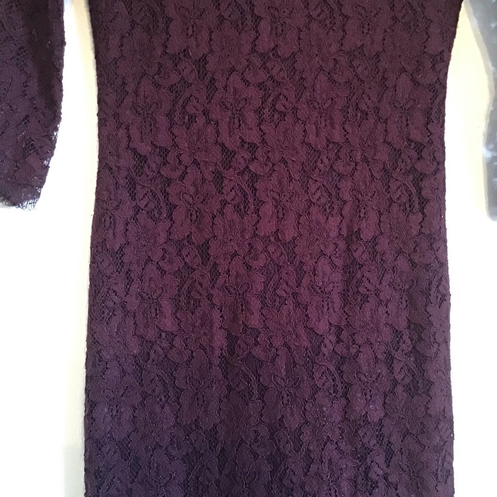 Aritzia t. Babaton Plum Rafael Long Sleeve Dress Size 2 - Picture 4 of 10